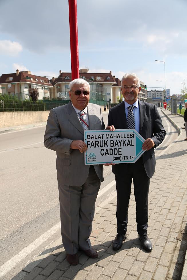 Nilüfer Belediyesi’nden Faruk Baykal’a vefa