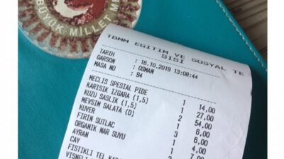 TBMM Lokantasında Fiyatlar Güncellendi!