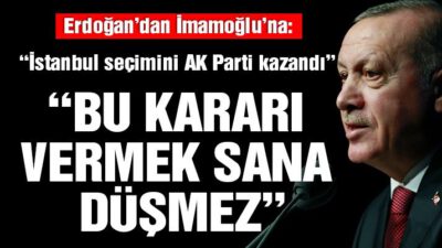 AK Parti İstanbul’u Kazanmıştır!