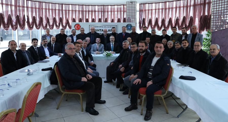Aktaş Muhtarlarla Buluştu…