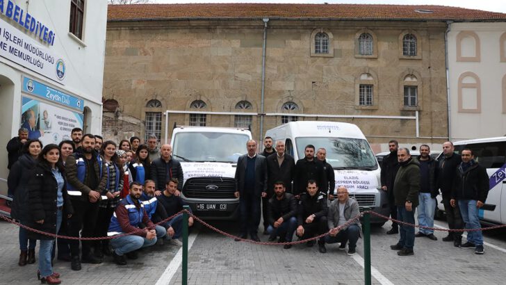 MUDANYA’NIN YARDIM ARACI ELAZIĞ’A YOLA ÇIKTI