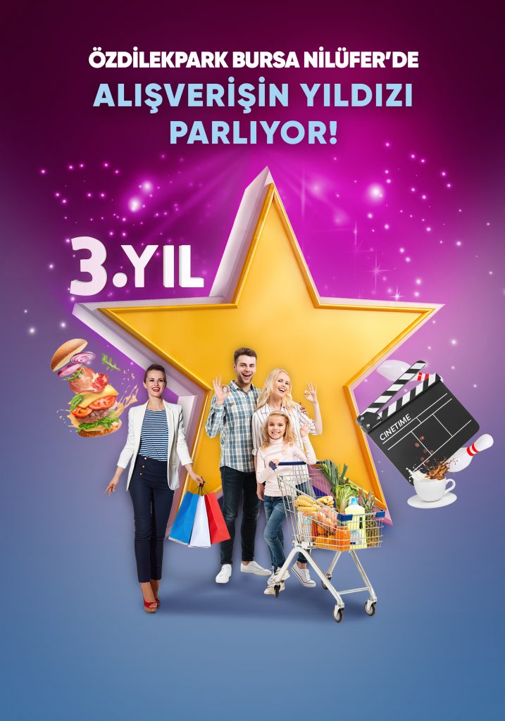 ÖzdilekPark Bursa Nilüfer 3. Yaşını Kutluyor
