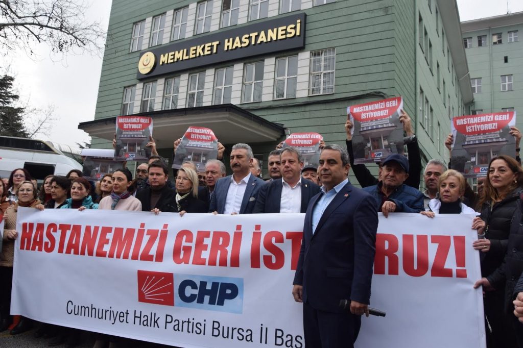 “Devlet Hastanemizi geri istiyoruz”