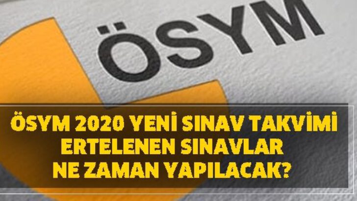 Sınavlar Ertelendi…