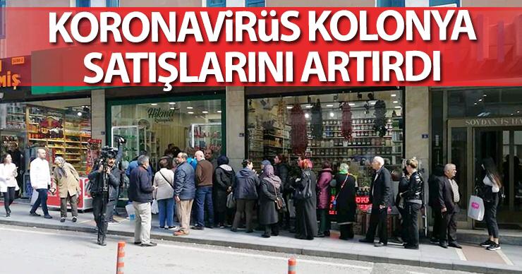 Marketlerde kolonya kalmadı
