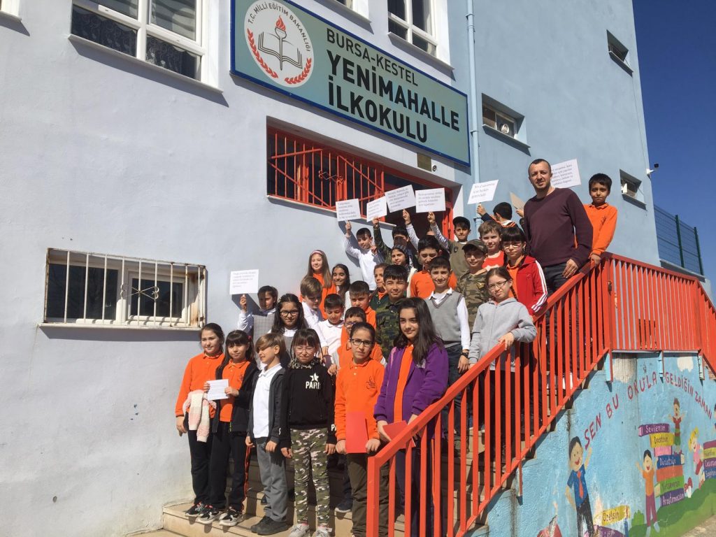 KESTEL YENİ MAHALLE İLK OKULUN SİVİL SAVUNMA ETKİNLİKLERİ TAM NOT ALDI
