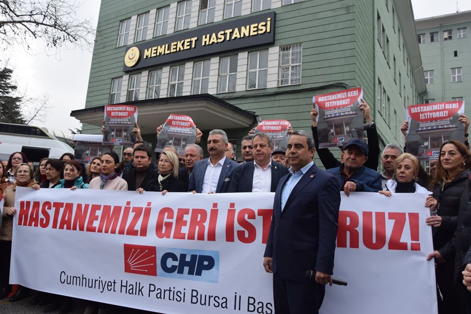 KARACA’DAN ÇAĞRI: “BURSA DEVLET HASTANESİ PANDEMİDEN SONRA DA HİZMET VERSİN!”