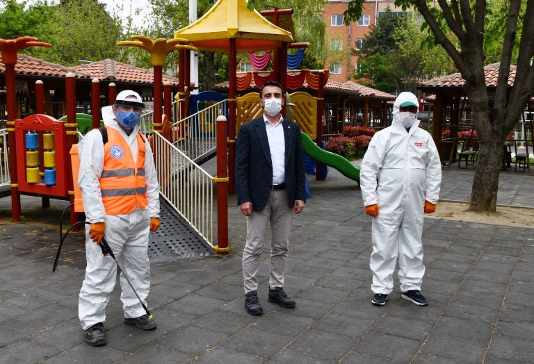 Kestel’de Dezenfekte Çalışmalarında 12’nci Tur