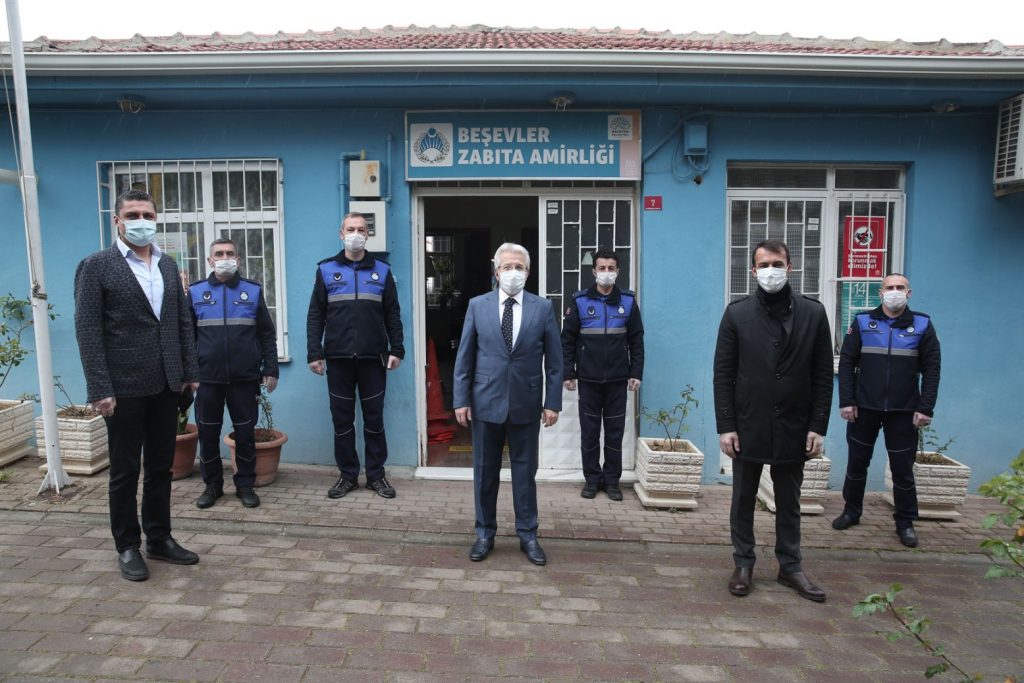Erdem’den görev başındaki çalışanlara moral ziyareti