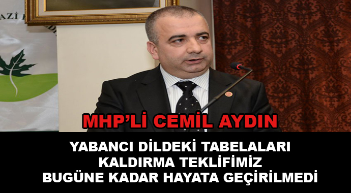 Bursa’da Yabancı Dil Tabela Saltanatına Neden Dur Demiyorsunuz!