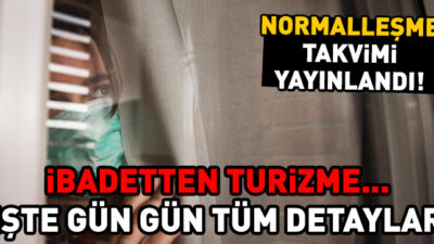 İste Cumhurbaşkanlığı ‘Normalleşme Planı’ takvimi!