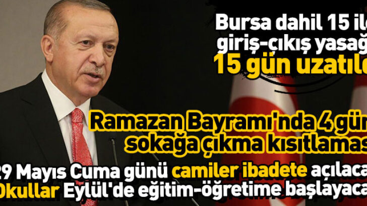 Erdoğan; “Pandemi’de Kritik Eşiği Geçtik”
