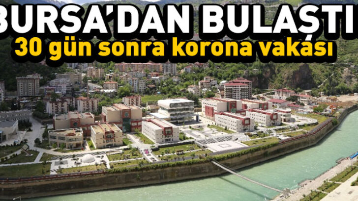 Artvin’de 30 gün sonra korona vakası! Bursa’dan bulaştı
