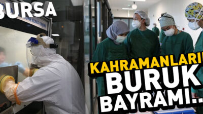 Sağlıkçıların Buruk Bayramında Duygusal Anlar Kameralara Yansıdı