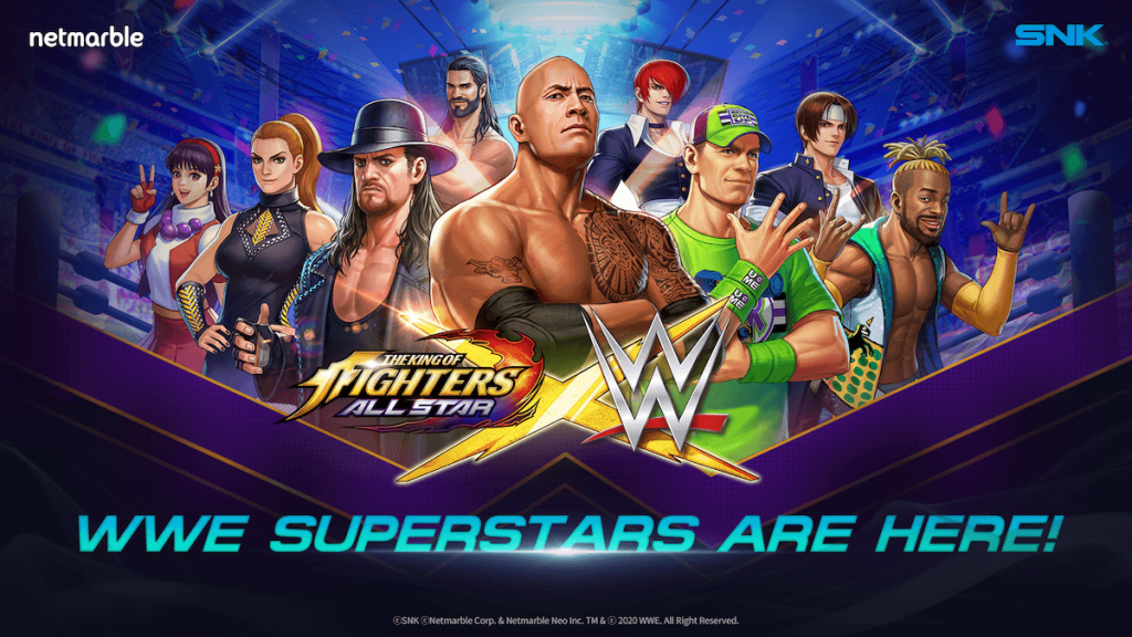 YEPYENİ İŞ BİRLİĞİ İLE WWE SÜPERSTARLARI, THE KING OF FIGHTERS’A GELİYOR