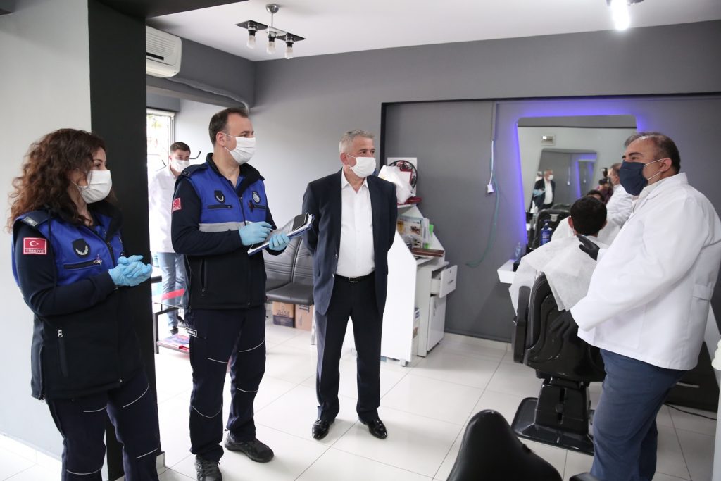 Nilüfer’de berber ve kuaförlere zabıta denetimi
