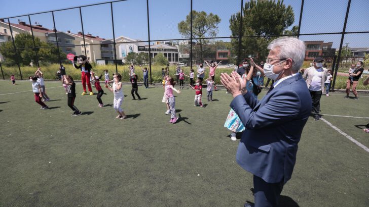 Nilüfer çocuk sesleriyle şenlendi