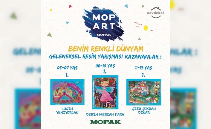 MOPART resim yarışmasının kazananları belli oldu