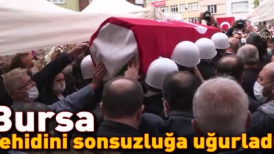 Bursa Şehidini Uğurluyor