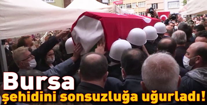 Bursa Şehidini Uğurluyor