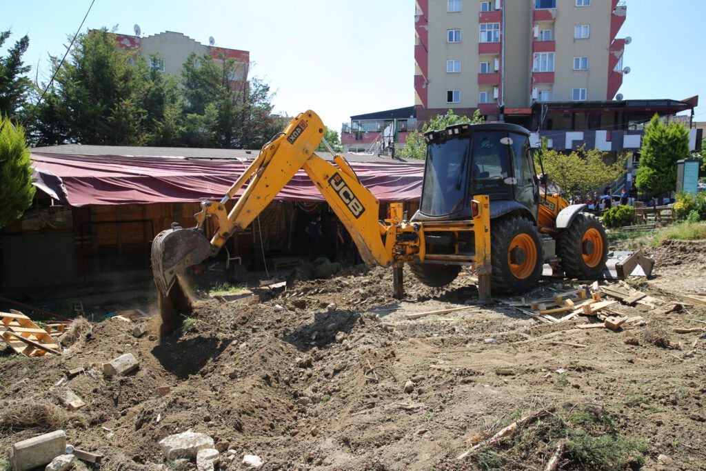 Görükle’deki park alanı işgalden temizlendi