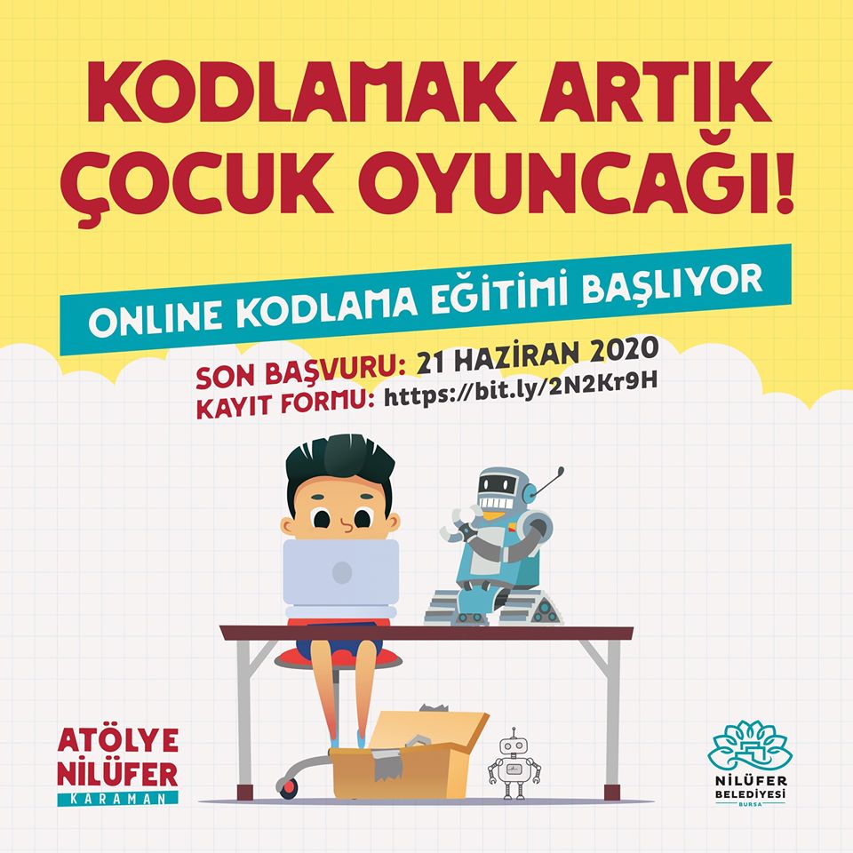 Nilüfer Belediyesi’nden online kodlama eğitimi