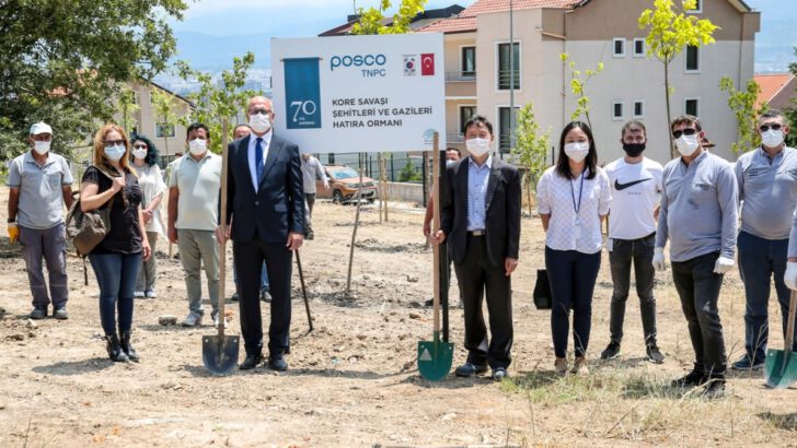 Koreli firmadan gazi ve şehitlerimize “vefa ormanı”