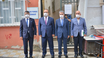 BAŞKAN YILMAZ, VALİ YAKUP CANBOLAT’I AĞIRLADI