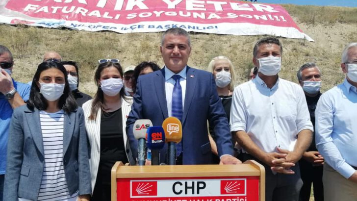 CHP Nilüfer’den Tencereyi Küle Çeviren Yüksek Faturalara Tepki!