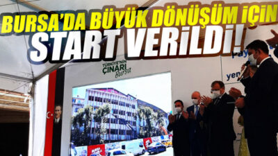 Payitaht Bursa’da tarih ve yeşil gün yüzüne çıkıyor!