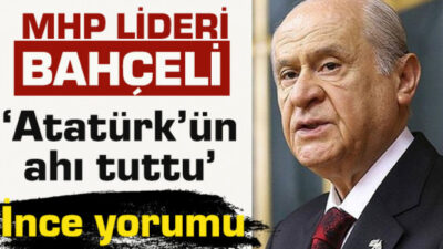 MHP lideri Bahçeli’den ‘İnce’ yorumu