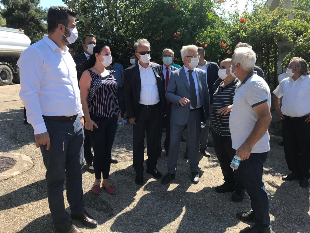Demirci’deki orman yangını için Nilüfer Belediyesi seferber oldu