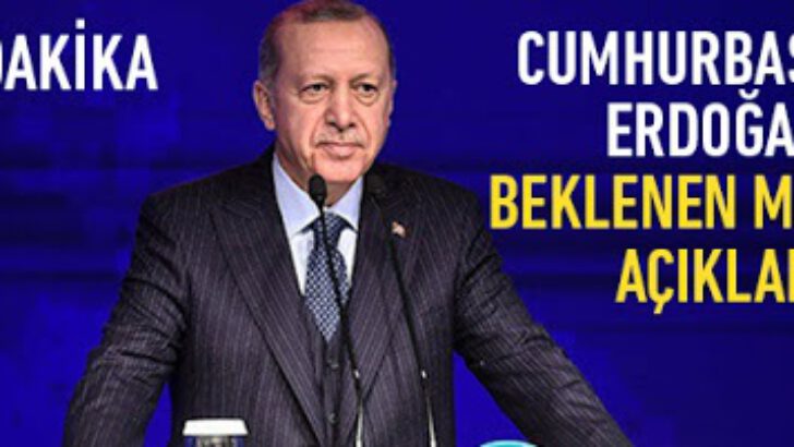 Cumhurbaşkanı Erdoğan açıkladı… İşte büyük müjde!..