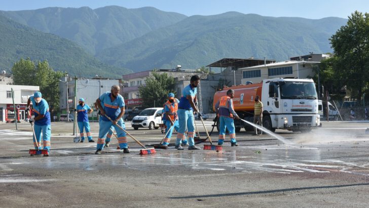 YILDIRIM’DAN KURBAN’DA ÖRNEK TEMİZLİK UYGULAMALARI