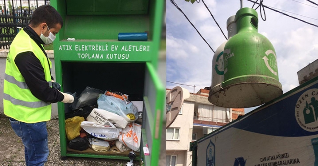 YILDIRIM’DA ATIKLAR ‘ÇÖPE’ DEĞİL ‘GERİ DÖNÜŞÜME’