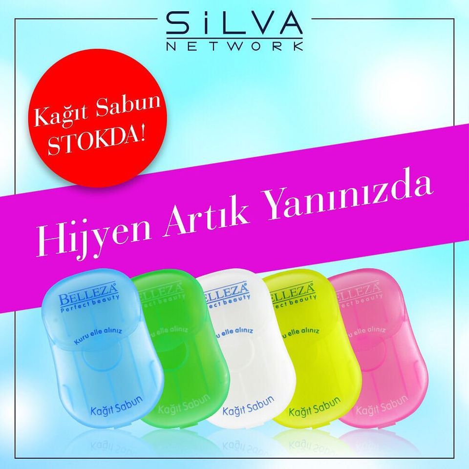 Silva ile hijyen kağıt formunda, hep yanında…