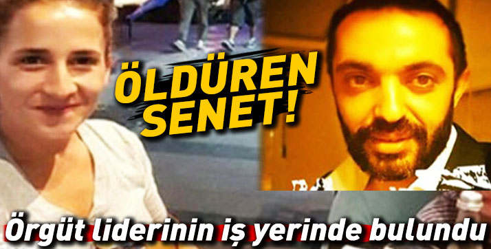 Öldüren senet! Örgüt liderinin iş yerinde bulundu