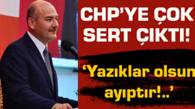 Soylu; “Ayıptır!”