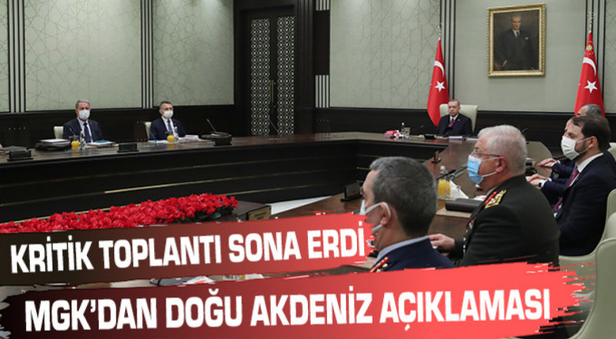 MGK’dan Doğu Akdeniz açıklaması