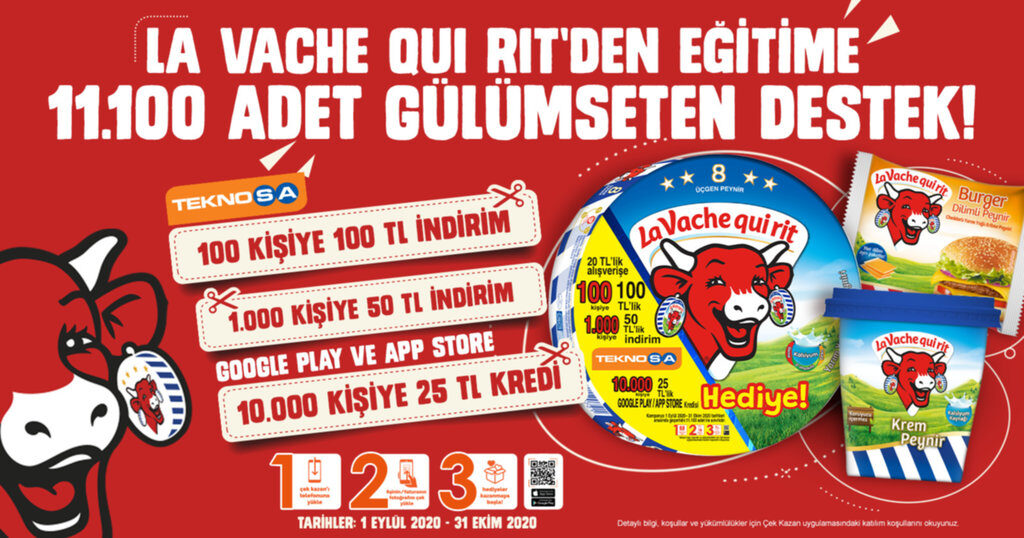 La Vache Qui Rit’nin eğitime gülümseten desteği devam ediyor