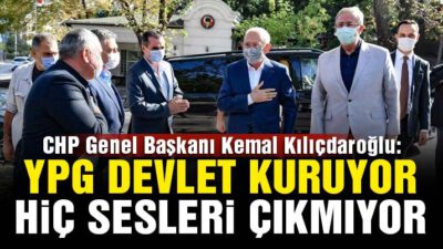 YPG devlet kuruyor hiç sesleri çıkmıyor