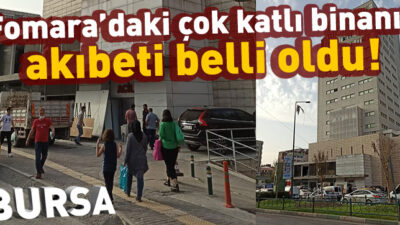 Bursa’da Demokrasi Meydanı’ndaki boş hastane binası çarşı oluyor