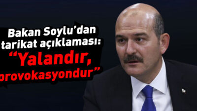 Soylu; Yalandır, provokasyondur