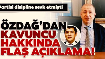 Ümit Özdağ’dan disipline sevkiyle ilgili ilk açıklama