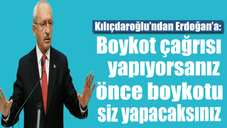 Boykotu önce siz yapın!