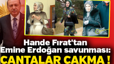 Hande Fırat: Emine Erdoğan imitasyon çanta kullanıyor