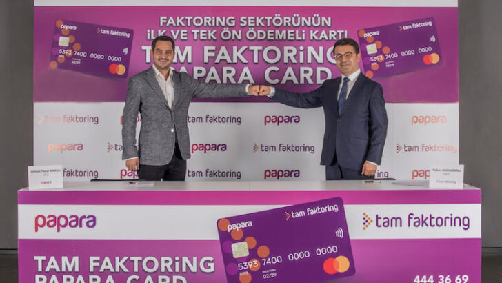 Yepyeni Bir Kart: Tam Faktoring Papara Card