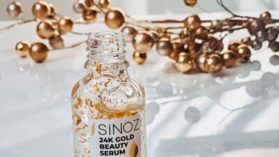 Sinoz 24K Gold Beauty Serum ile hızlı bakım  24 ayar altın parçacıkları ile anında botoks etkisi