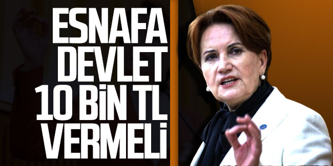 ‘Esnafa destek verin!’