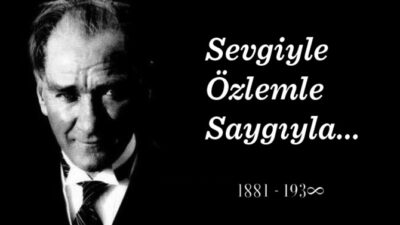 Mustafa Kemal Atatürk’ün ebediyete intikalinin 82. yılı